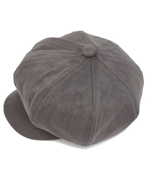 polcadot（ポルカドット）の「フェイクスエードキャスケット/Back to Front ユニセックス サイズ調節可能（キャスケット・レディース・ベージュ/ブラック/グレー・FREE）」の10枚目の写真