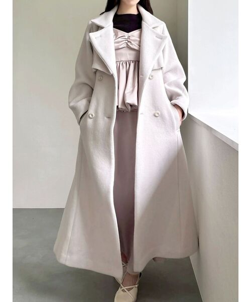 セール】2WAYカラーレディウールコート（その他アウター）｜dazzlin