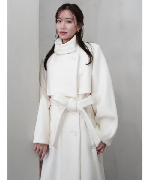 2WAYカラーレディウールコート（その他アウター）｜dazzlin