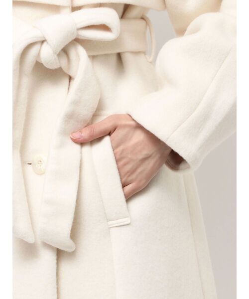 dazzlin（ダズリン）の「2WAYカラーレディウールコート（その他アウター・レディース・グレー/アイボリー/ブラック・SMALL/MEDIUM）」の6枚目の写真