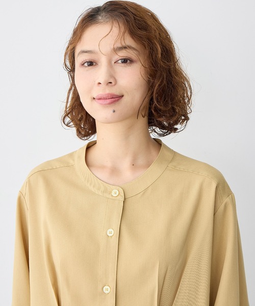 anyfee(エニフィー)の「【anyfee/大きいサイズ】ウエストタックデザインシャツ(シャツ/ブラウス・レディース・ブラック/ベージュ・5L/4L/3L/LL)」の11枚目の写真