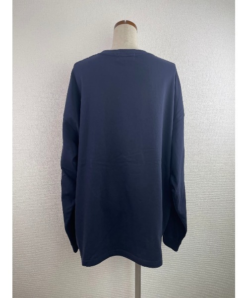 WORLD WIDE LOVE!（ワールドワイドラブ）の「GOOD BIG ロンTEE（Tシャツ/カットソー・レディース・オフホワイト/ブラック/ネイビー・1）」の14枚目の写真