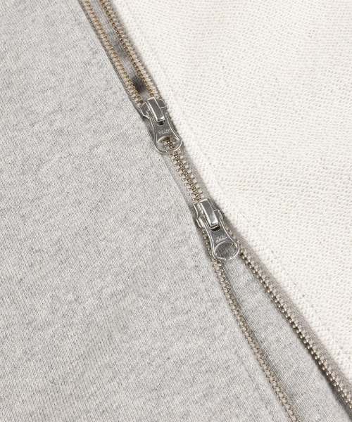 DIME(ダイム)の「Dime/ダイム/Reverse French Terry Zip Hoodie(パーカー・メンズ・グレー/ブラック・M/L/XL)」の7枚目の写真