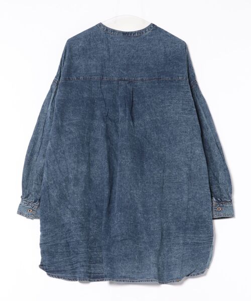 チチカカ（チチカカ）の「インディゴボイルシアーチュニック（チュニック・レディース・ブルー/インディゴブルー・FREE）」の3枚目の写真