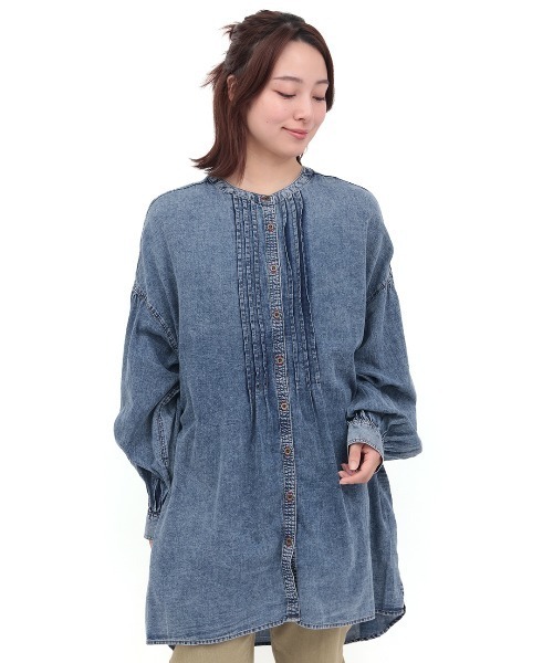 チチカカ（チチカカ）の「インディゴボイルシアーチュニック（チュニック・レディース・ブルー/インディゴブルー・FREE）」の8枚目の写真