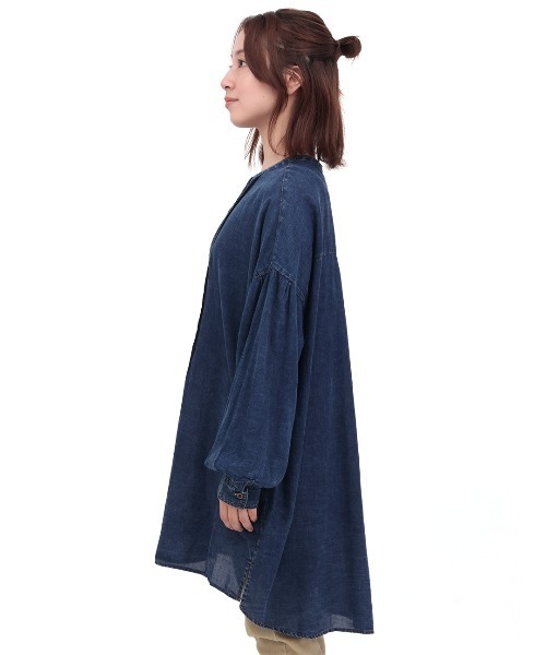 チチカカ（チチカカ）の「インディゴボイルシアーチュニック（チュニック・レディース・ブルー/インディゴブルー・FREE）」の10枚目の写真
