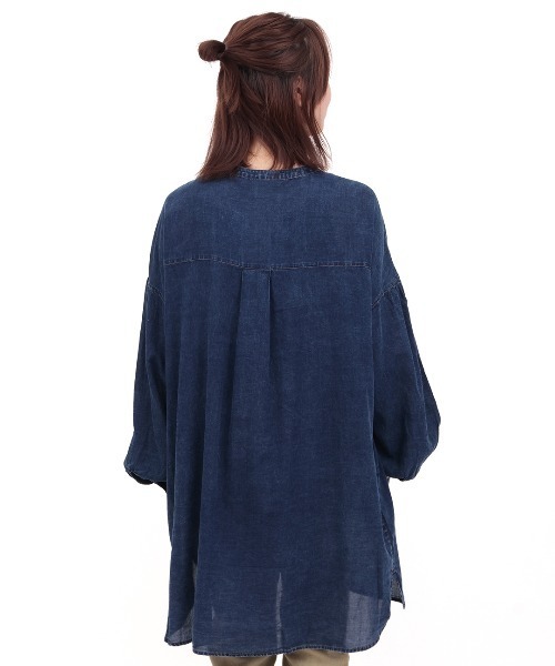 チチカカ（チチカカ）の「インディゴボイルシアーチュニック（チュニック・レディース・ブルー/インディゴブルー・FREE）」の11枚目の写真