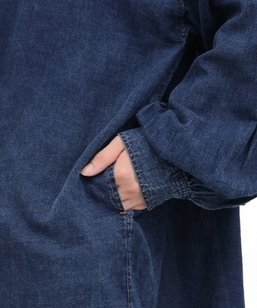チチカカ（チチカカ）の「インディゴボイルシアーチュニック（チュニック・レディース・ブルー/インディゴブルー・FREE）」の14枚目の写真