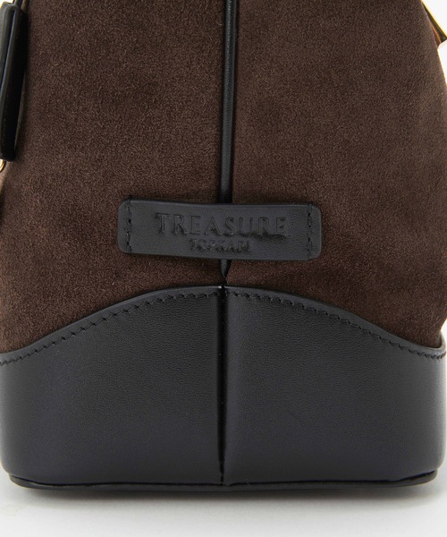 セール】【TREASURE TOPKAPI】スエード レザーコンビ ワンショルダー
