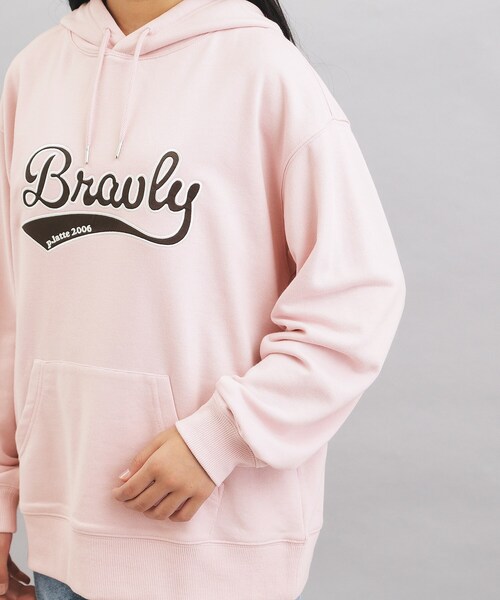 り－★新品 ピンクラテ★ハ－トプリントプルオーバー 160 セール】サテンアップリケBIGパーカー（パーカー）｜PINK-latte