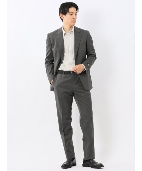 m．f．エディトリアル（m．f．editorial）/【ウール混 ストレッチ】m．f．エディトリアル 2ボタン2ピース ビジネスセットアップスーツ … ウールナイロン ストレッチ】m.f.エディトリアル メンズ 2ボタン2