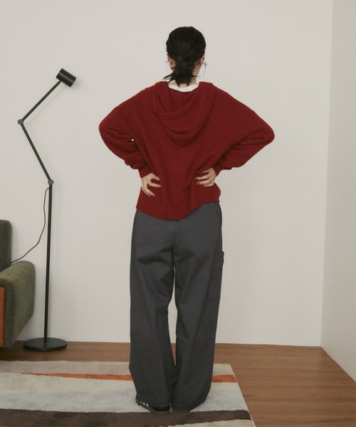 MERLOT（メルロー）の「ジャングルカーゴトラウザー（カーゴパンツ・レディース・チャコールグレー/ブラウン・マルチサイズ）」の18枚目の写真