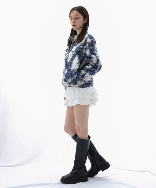 ENLIKE（エンリケ）の「グラフィカルフラワー オーバーサイズジャケット（その他アウター・レディース・マルチ・S/M）」の10枚目の写真