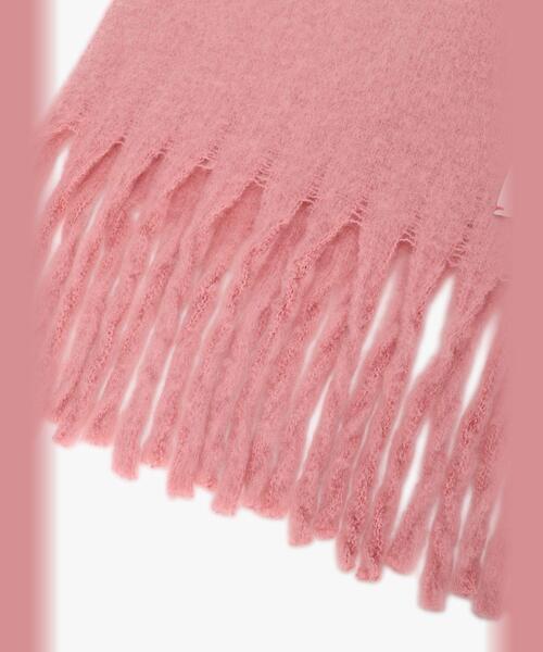 To b. by agnes b.（トゥービーバイアニエスベー）の「カラー マフラー（マフラー・レディース・ピンク・FREE）」の5枚目の写真