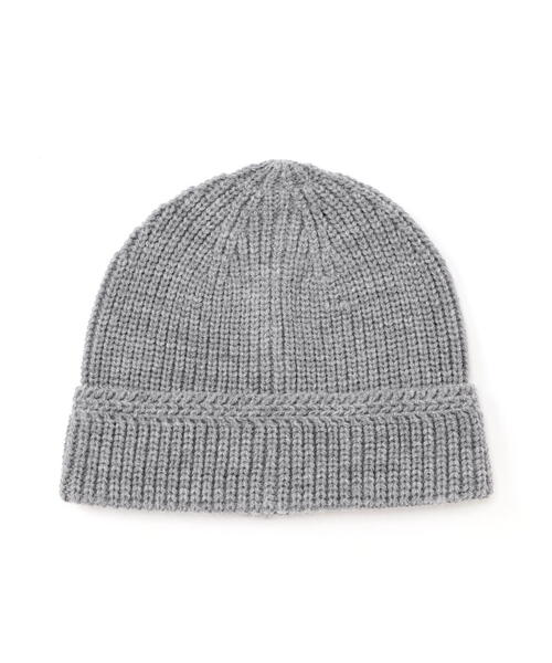 schott(ショット)の「Schott/ショット/KNIT WATCH/ニット ウォッチ キャップ(ニットキャップ/ビーニー・メンズ・ブラウン/グレー/ブラック・F)」の2枚目の写真