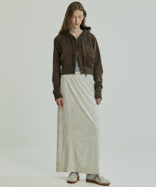 PUBLIC TOKYO(パブリックトウキョウ)の「極 コンパクトジップフーディ(パーカー・レディース・ブラウン・FREE)」の3枚目の写真