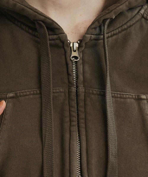 PUBLIC TOKYO(パブリックトウキョウ)の「極 コンパクトジップフーディ(パーカー・レディース・ブラウン・FREE)」の10枚目の写真