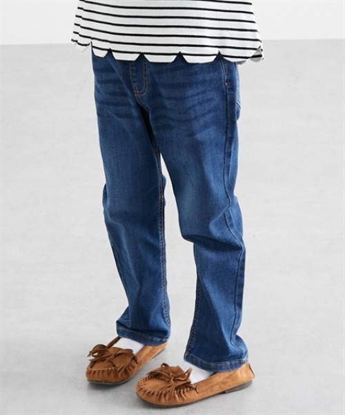 QUNTSTYLE（キュントスタイル）の「のびのびストレッチデニムパンツ（デニムパンツ・キッズ・ブルー/ネイビー・120/130/140/150/160/110/170）」の2枚目の写真