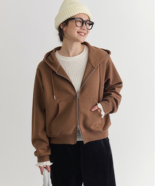 セール】【HONEYSUCKLE ROSE】ダブルジップパーカー (サスティナブル