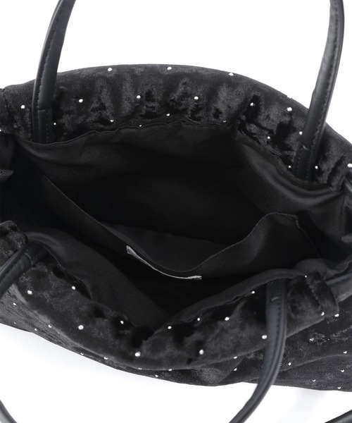 ROPE' PICNIC(ロペピクニック)の「2WAYハンドル シャイニーベロアパースバッグ(ハンドバッグ・レディース・ブラック/シルバー・FREE)」の15枚目の写真