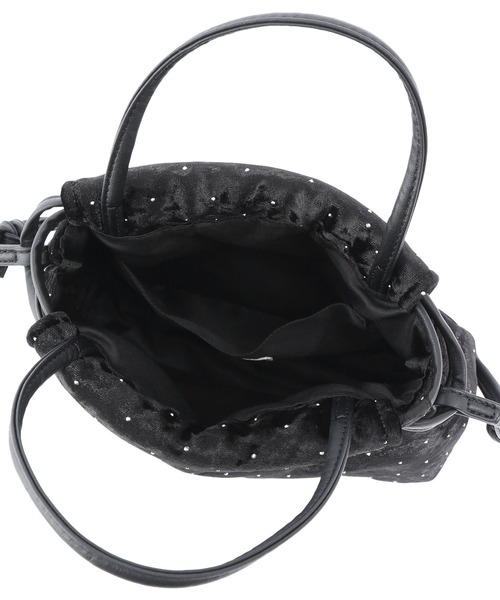 ROPE' PICNIC(ロペピクニック)の「2WAYハンドル シャイニーベロアパースバッグ(ハンドバッグ・レディース・ブラック/シルバー・FREE)」の16枚目の写真