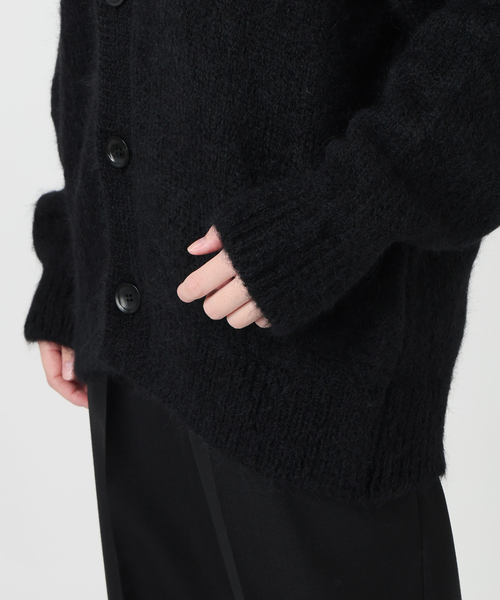 セール】SLOANE スローン 3G天竺アルパカxウール Vネックカーディガン