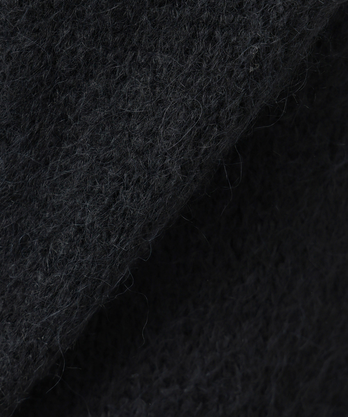 SLOANE（スローン）の「SLOANE スローン 3G天竺アルパカxウール Vネックカーディガン SL10W-980（カーディガン/ボレロ・レディース・ブラック・MEDIUM/X-LARGE）」の8枚目の写真