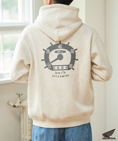 FOUND GOOD(ファウンドグッド)の「【HONDA】コラボパーカー/31098034(パーカー・メンズ・ブラック/ベージュ/ネイビー・M/L/XL)」の3枚目の写真