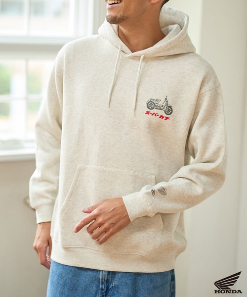 FOUND GOOD(ファウンドグッド)の「【HONDA】コラボパーカー/31098034(パーカー・メンズ・ブラック/ベージュ/ネイビー・M/L/XL)」の8枚目の写真