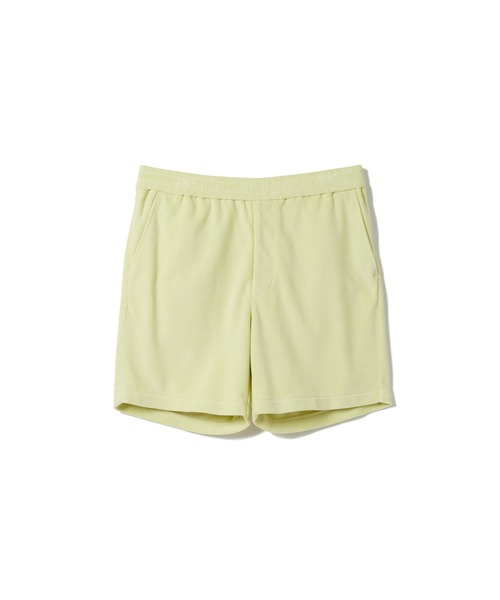 SEAGREEN(シーグリーン)の「SEAGREEN(シーグリーン) PLANE PILE SHORT PANTS(その他パンツ・メンズ・ネイビー/グリーン/アイボリー・4/3/2)」の1枚目の写真