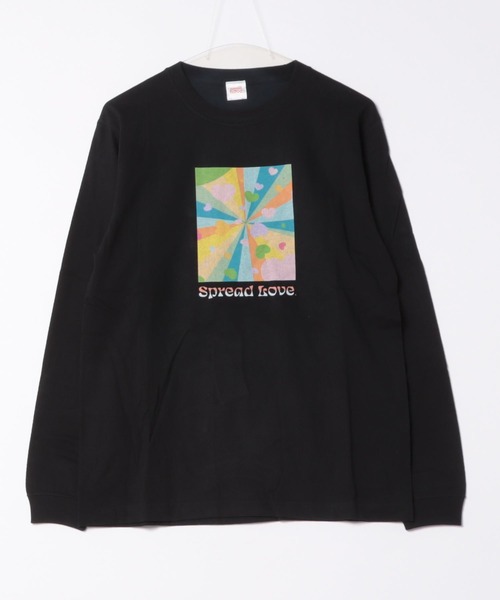 ARCHIVER(アーカイバ)の「【RES】【Spread Love】オリジナルプリント L/S T(Tシャツ/カットソー・レディース・ブラック・MEDIUM)」の1枚目の写真