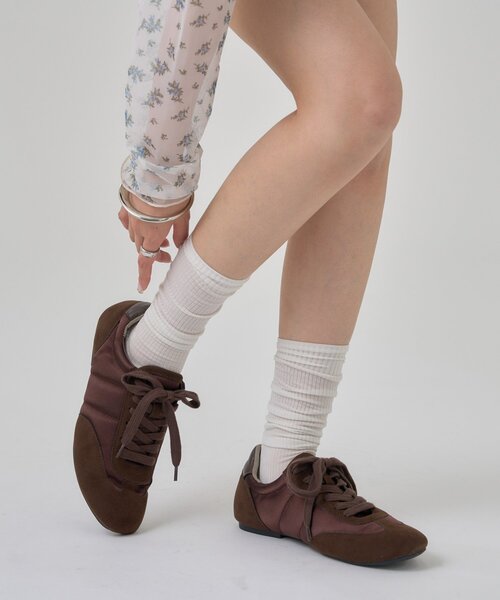 mystic（ミスティック）の「サテンラインスニーカー（ブーツ・レディース・ブラウン/ブラック・LARGE/SMALL/MEDIUM）」の16枚目の写真