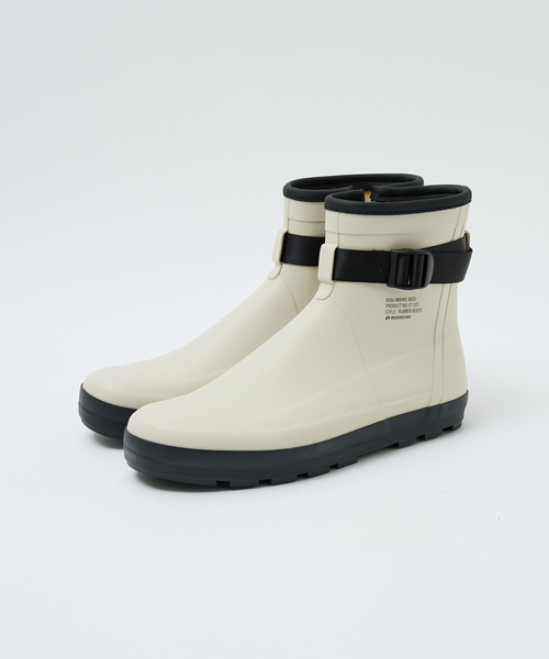 MoonStar（ムーンスター）の「【810s / エイトテンス】MARKE MODI マルケ モディ / レインブーツ（レインシューズ・メンズ・グレイッシュベージュ/チャコールグレー/ホワイト・28/27/26）」の2枚目の写真