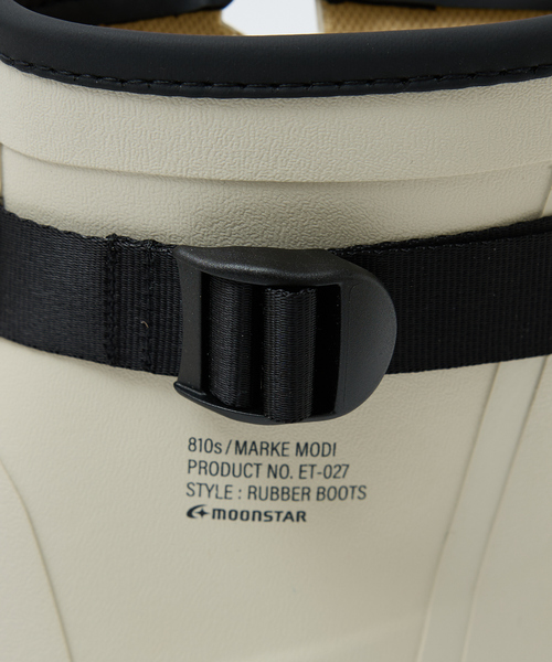 MoonStar（ムーンスター）の「【810s / エイトテンス】MARKE MODI マルケ モディ / レインブーツ（レインシューズ・メンズ・グレイッシュベージュ/チャコールグレー/ホワイト・28/27/26）」の21枚目の写真