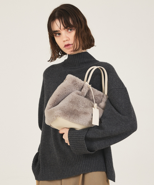 soeur（スール）の「●SOEUR/ファートート（トートバッグ・レディース・その他/ライトグレー・フリー）」の2枚目の写真