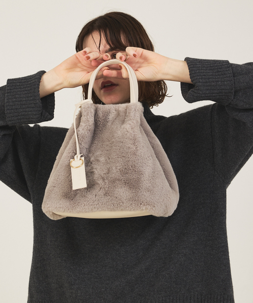 soeur（スール）の「●SOEUR/ファートート（トートバッグ・レディース・その他/ライトグレー・フリー）」の6枚目の写真