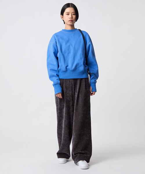 CITEN(シテン)の「<CITEN>カラーステッチボリュームスリーブスウェット(スウェット・レディース・コバルトブルー/オフホワイト・FREE)」の7枚目の写真