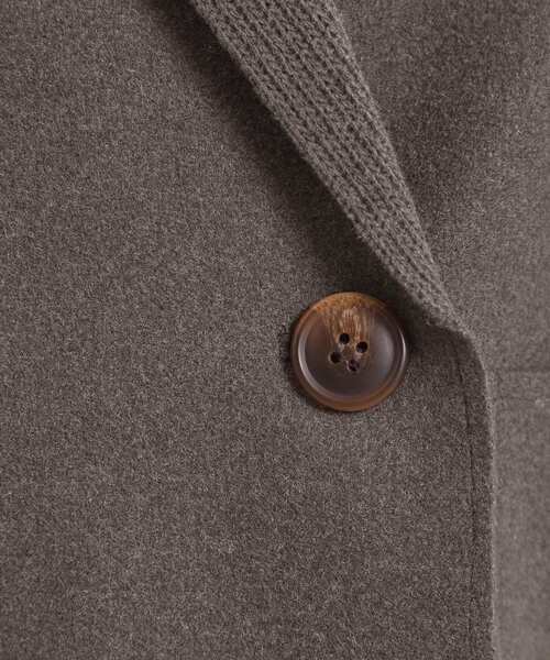 ITS'DEMO（イッツデモ）の「裏リブミディ丈ダブルコート（チェスターコート・レディース・ライトグレー/アイボリー/ブラウン系その他/ライトベージュ・00）」の22枚目の写真