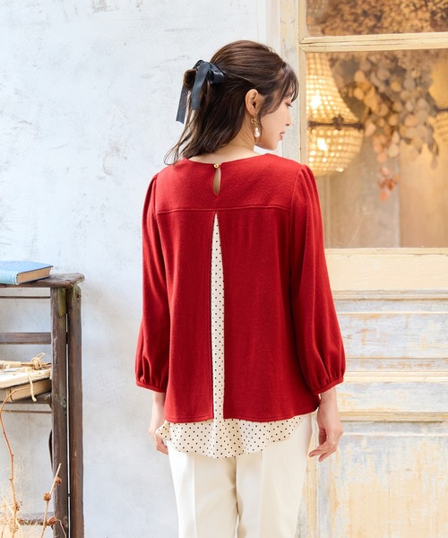 セール】バック切替カットソー（Tシャツ/カットソー）｜Rose Tiara