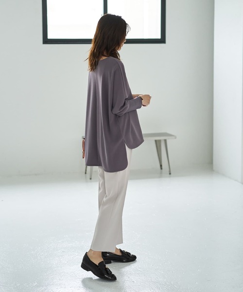 STYLE DELI(スタイルデリ)の「【LUXE】ノーブルジョーゼットプルオーバー(シャツ/ブラウス・レディース・ブラック/グレー/ピンクベージュ/ホワイト・FREE)」の19枚目の写真