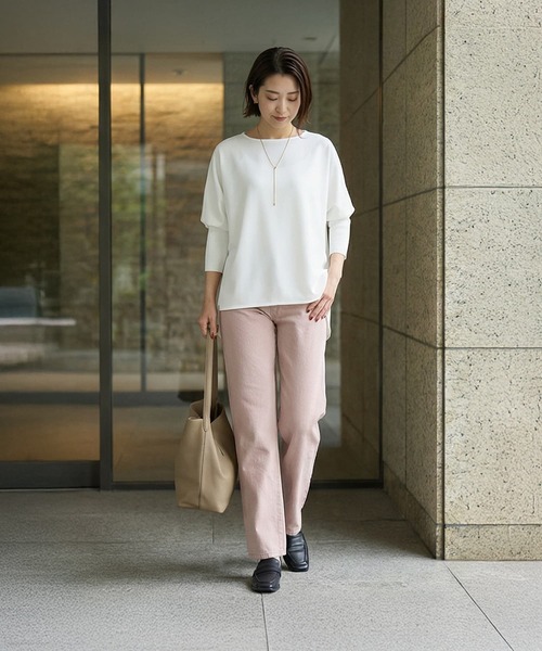 STYLE DELI(スタイルデリ)の「【LUXE】ノーブルジョーゼットプルオーバー(シャツ/ブラウス・レディース・ブラック/グレー/ピンクベージュ/ホワイト・FREE)」の13枚目の写真