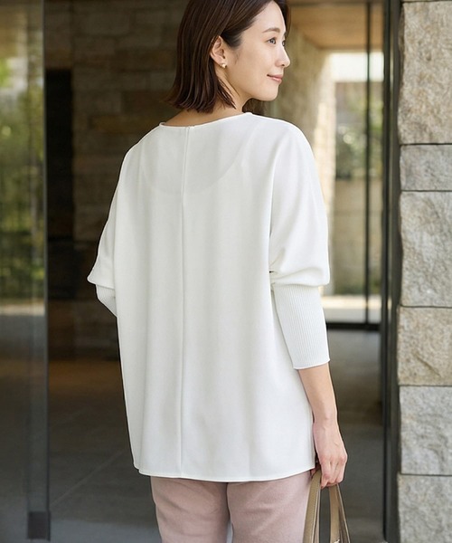 STYLE DELI(スタイルデリ)の「【LUXE】ノーブルジョーゼットプルオーバー(シャツ/ブラウス・レディース・ブラック/グレー/ピンクベージュ/ホワイト・FREE)」の11枚目の写真