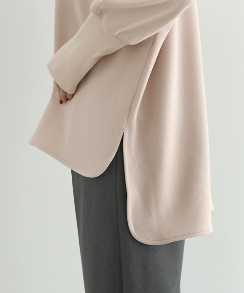 STYLE DELI(スタイルデリ)の「【LUXE】ノーブルジョーゼットプルオーバー(シャツ/ブラウス・レディース・ブラック/グレー/ピンクベージュ/ホワイト・FREE)」の7枚目の写真