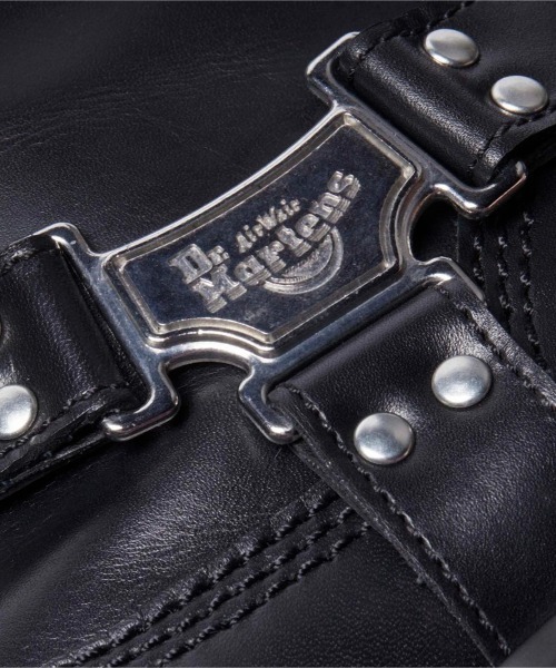 Dr. Martens(ドクターマーチン)の「Dr. MARTENS ANISTONE HI RIGGER BOOTS(ドクターマーチン アニストン HI リガー ブーツ)(ブーツ・メンズ・ブラック・23cm/24cm/25cm/26cm/27cm/28cm)」の6枚目の写真