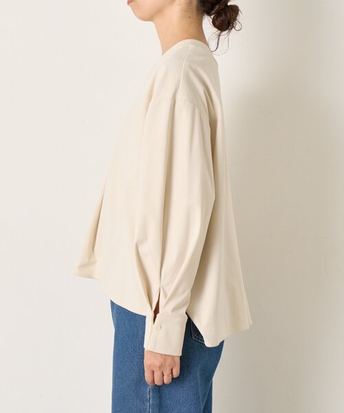 Jena espace merveilleux(ジェナ エスパスメルヴェイユ)の「【伸縮性抜群◎】ストレッチ起毛ネックブラウス(シャツ/ブラウス・レディース・ブラック/ブルー/アイボリー・FREE)」の12枚目の写真