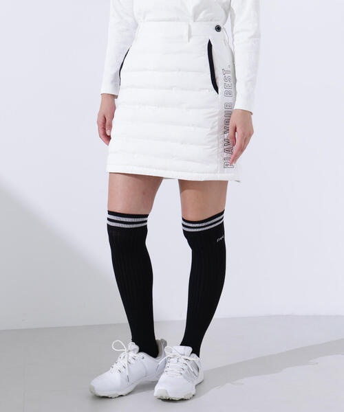 PING(ピン)の「【PING APPAREL】25FW中綿スカート <GOLD> (LADIES)(スカート・レディース・ホワイト/ホワイト系その他/ブラック・L/LL/M/S/XS)」の2枚目の写真