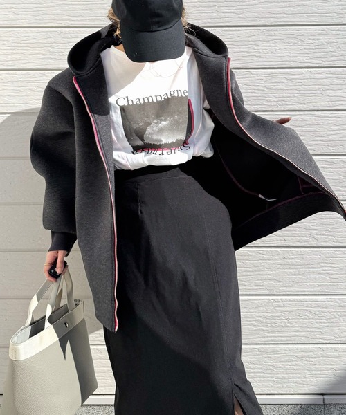 Q（キュー）の「ボンディングパーカー（パーカー）」 - WEAR