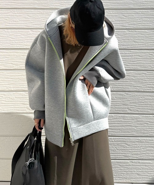 Q（キュー）の「ボンディングパーカー（パーカー）」 - WEAR