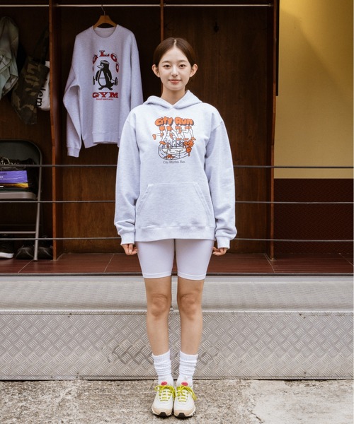 PR01.(ピーアールワン)の「BIG WAVE シティーラン パーカー(パーカー・メンズ・ライトグレー・LARGE/MEDIUM)」の6枚目の写真