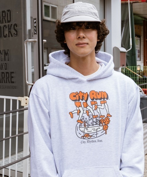 PR01.(ピーアールワン)の「BIG WAVE シティーラン パーカー(パーカー・メンズ・ライトグレー・LARGE/MEDIUM)」の12枚目の写真